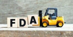 FDA blocks and forklift